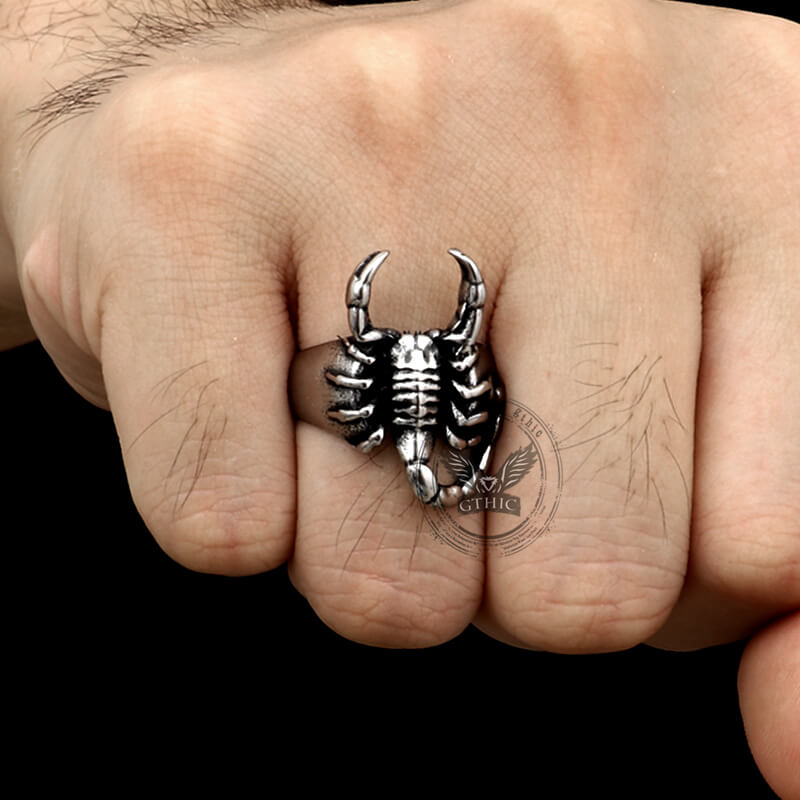 Scorpion Stainless Steel Animal Ring