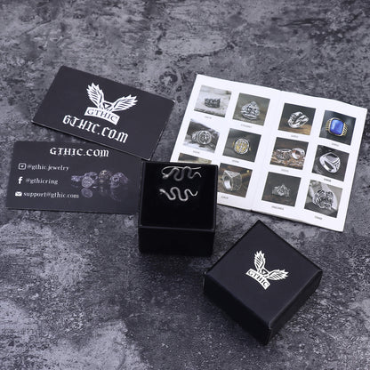 Snake Stainless Steel Ear Climber Cuffs