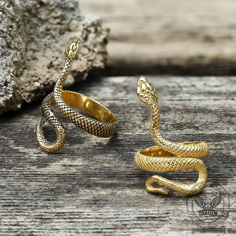 Snake Stainless Steel Ring