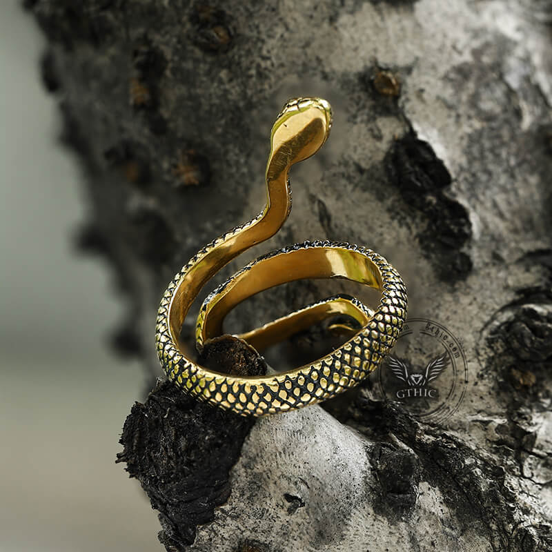 Snake Stainless Steel Ring
