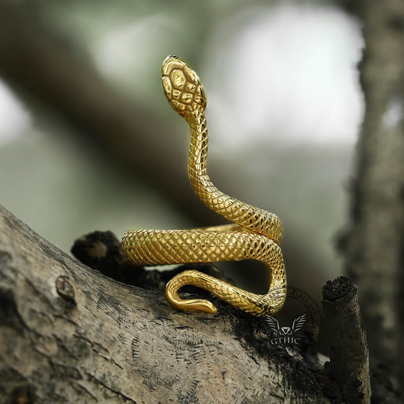 Snake Stainless Steel Ring