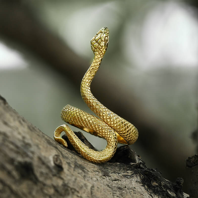 Snake Stainless Steel Ring