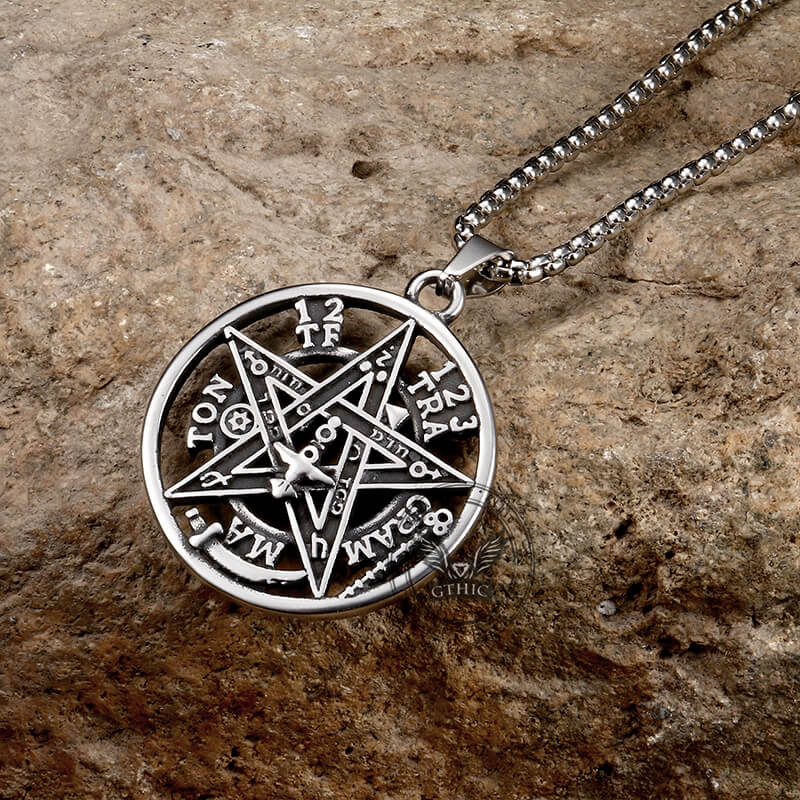Solomon Pentagram Stainless Steel Pendant