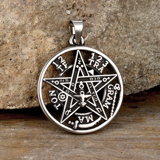 Solomon Pentagram Stainless Steel Pendant