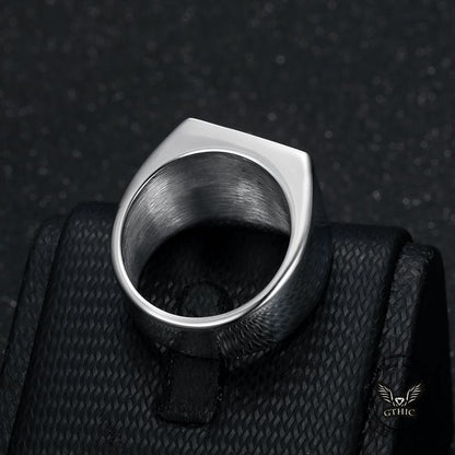 St. George Dragon Knight Slayer Stainless Steel Ring