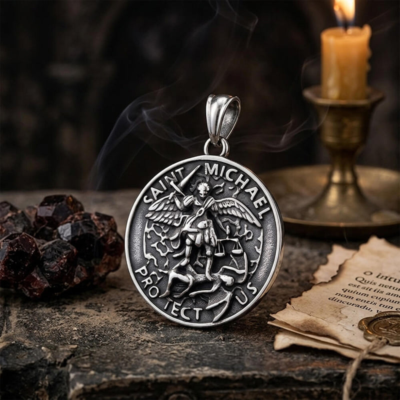 St. Michael Archangel Stainless Steel Sacred Pendant
