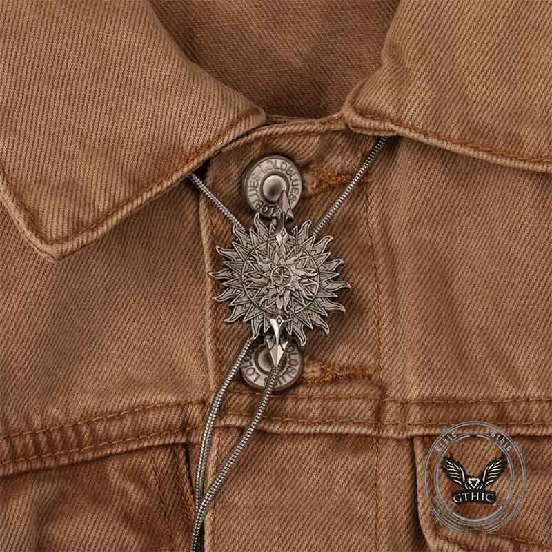 Sun and Arrow Western Cowboy Alloy Bolo Tie