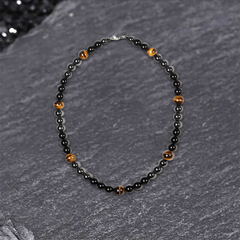 Tiger Eye Stone ’s Bead Necklace