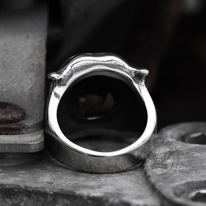 Tiger Stainless Steel Animal Ring