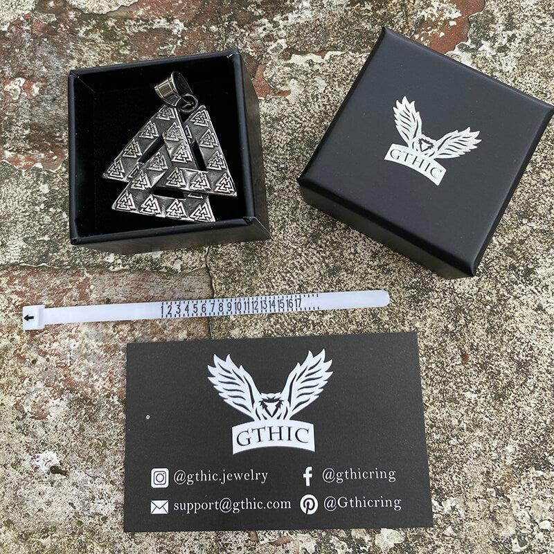 Valknut Stainless Steel Viking Pendant