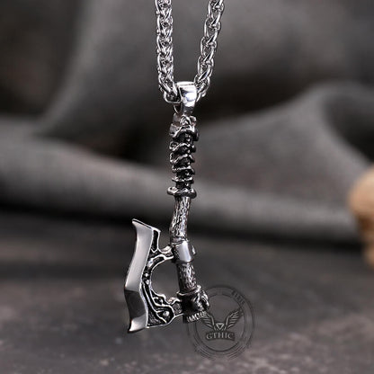 Viking Axe Stainless Steel Nordic Pendant