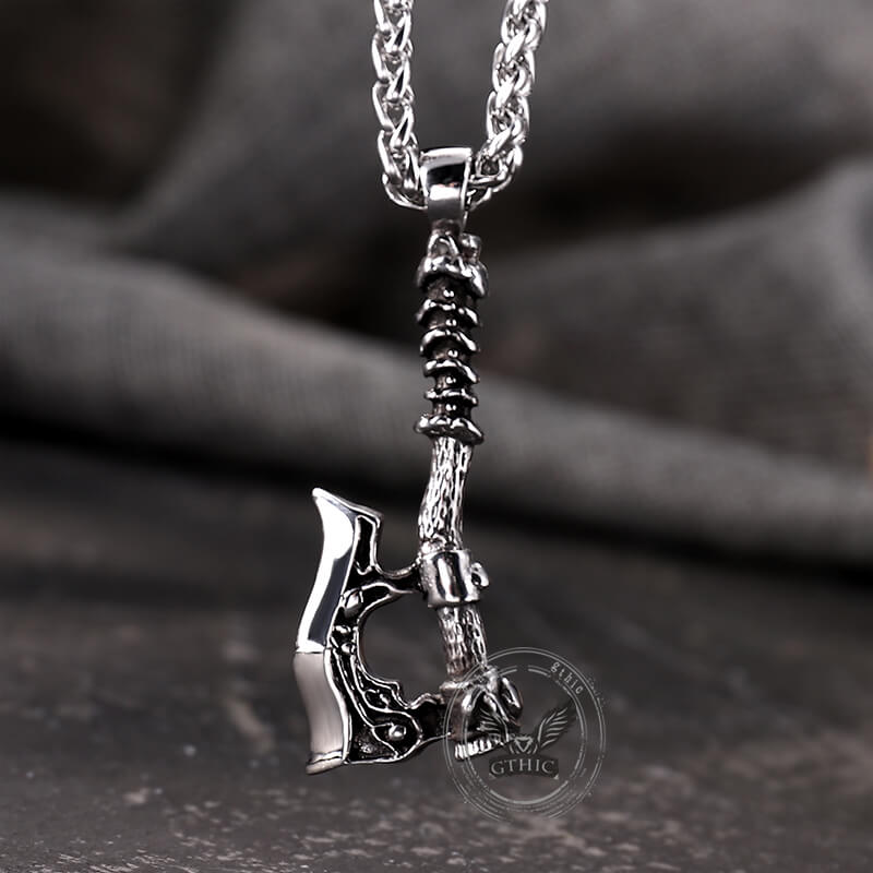 Viking Axe Stainless Steel Nordic Pendant