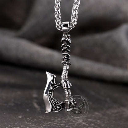 Viking Axe Stainless Steel Nordic Pendant
