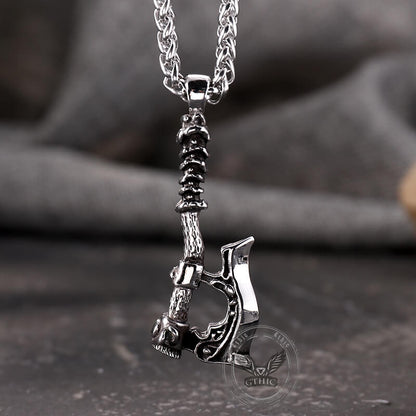 Viking Axe Stainless Steel Nordic Pendant
