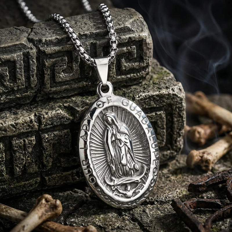 Virgin Mary Stainless Steel Pendant