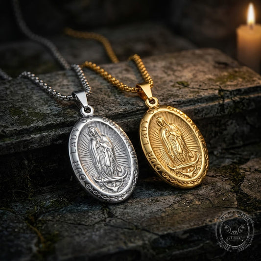 Virgin Mary Stainless Steel Pendant
