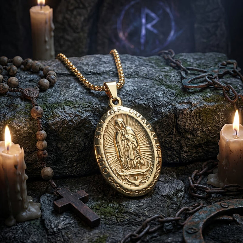 Virgin Mary Stainless Steel Pendant