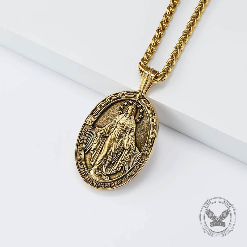 Virgin Mary Stainless Steel Religion Pendant