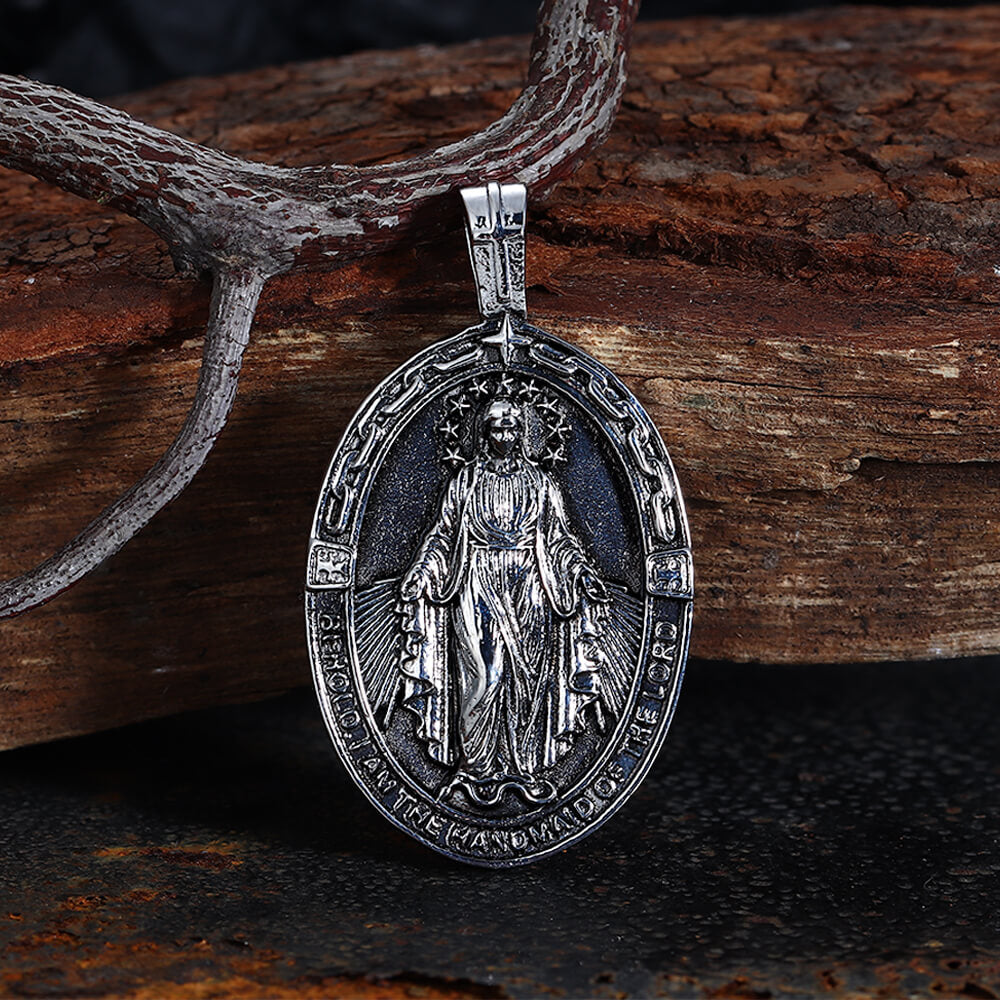 Virgin Mary Stainless Steel Religion Pendant