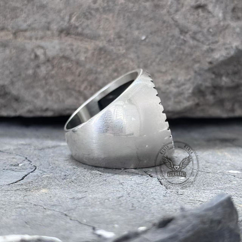 Wendigo Skeleton Sterling Silver Ring