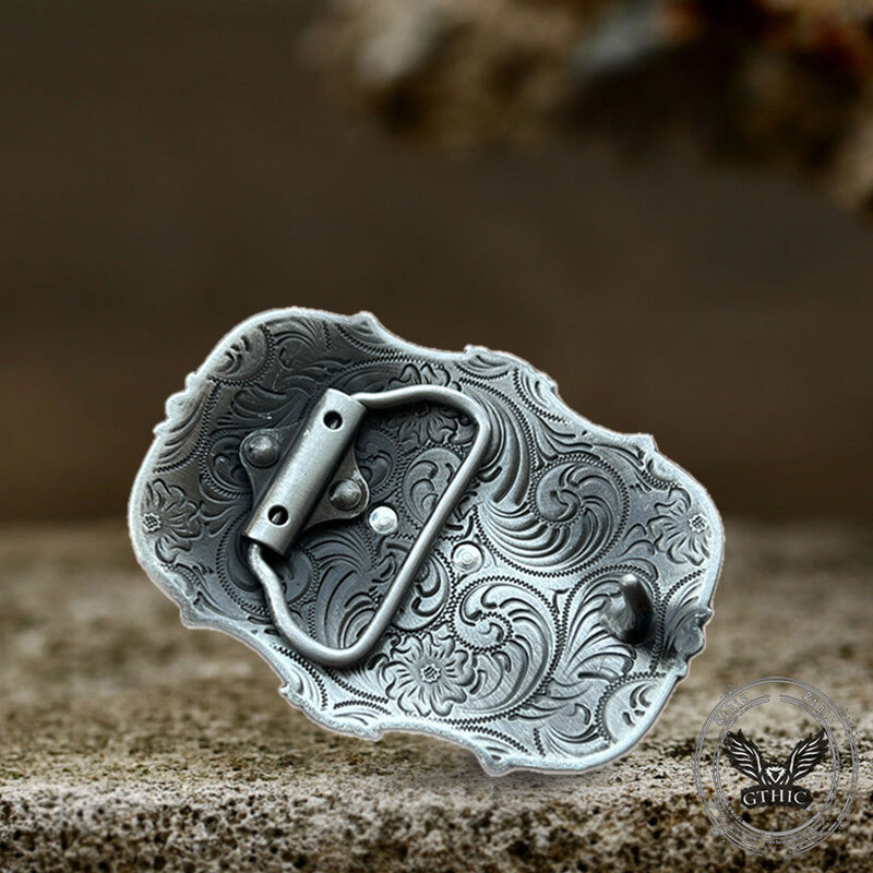 Western Style Mustang Zinc Alloy Belt Buckle