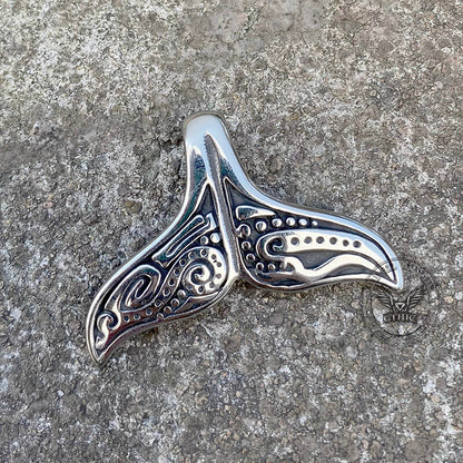 Whale Tail Stainless Steel Pendant