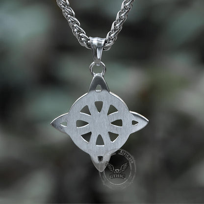 Witch’s Knot Stainless Steel Pendant