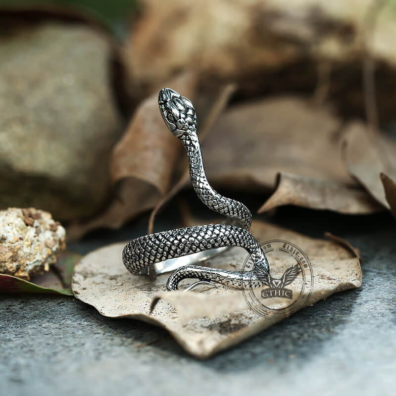 Snake Stainless Steel Ring