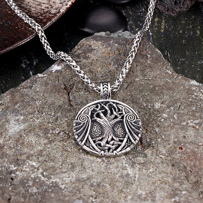 Yggdrasil Helm of Awe Stainless Steel Pendant