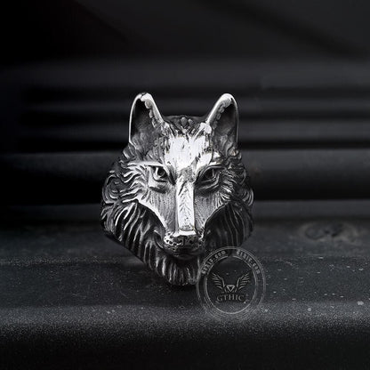 Wild Wolf 316l Stainless Steel Viking Ring