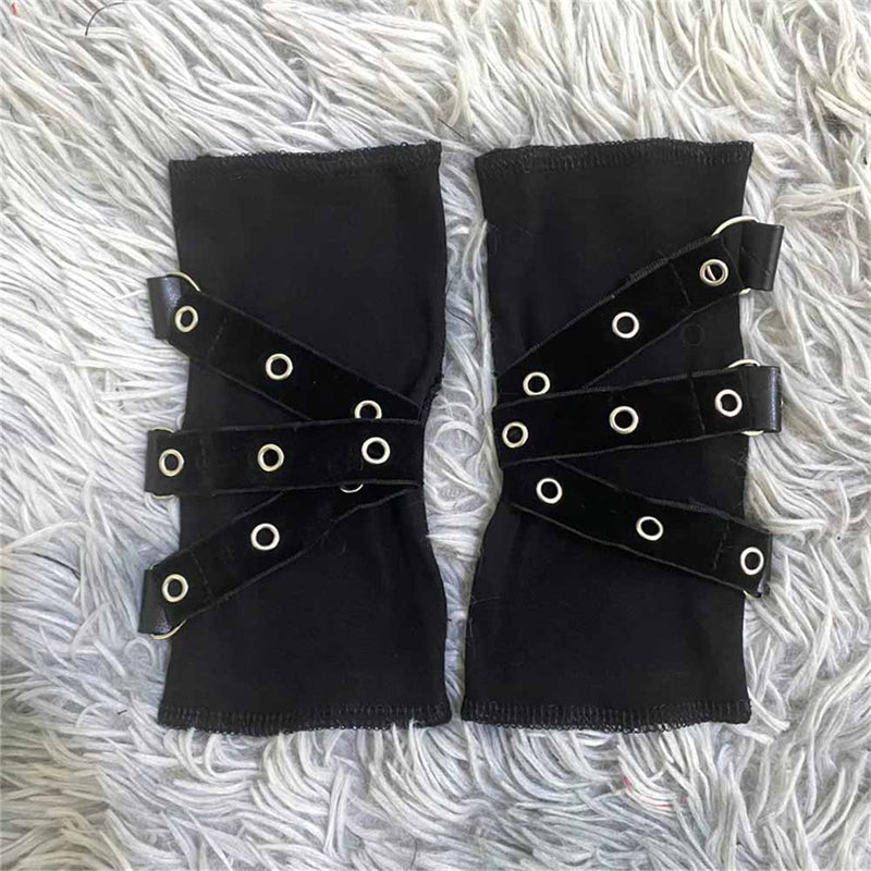 Y2k Gothic Short Half-finger Sleeve Gloves