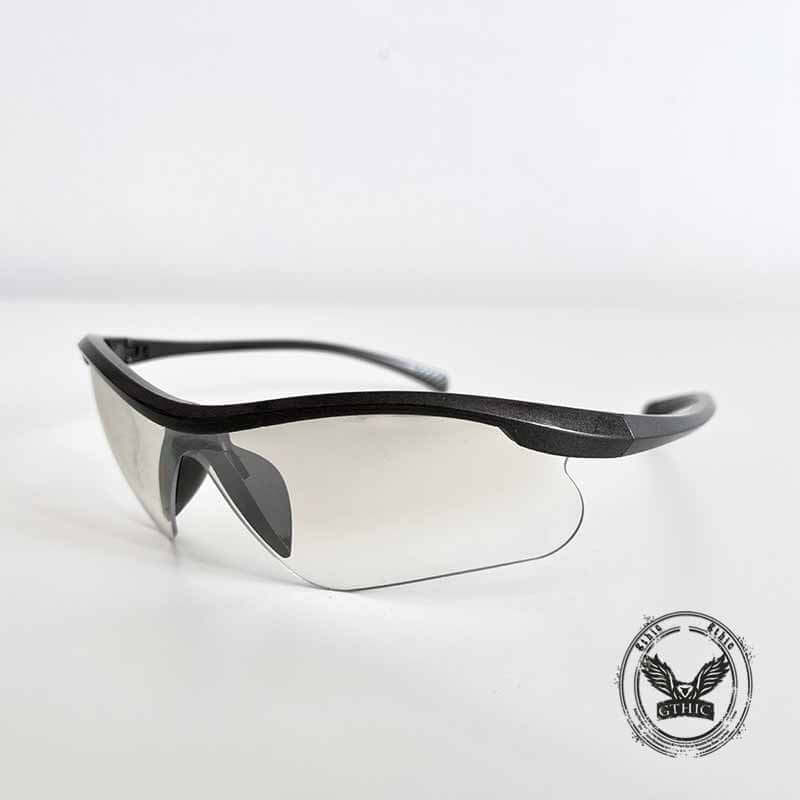 Y2k Half-frame Uv-proof Outdoor Punk Pc Sunglasses