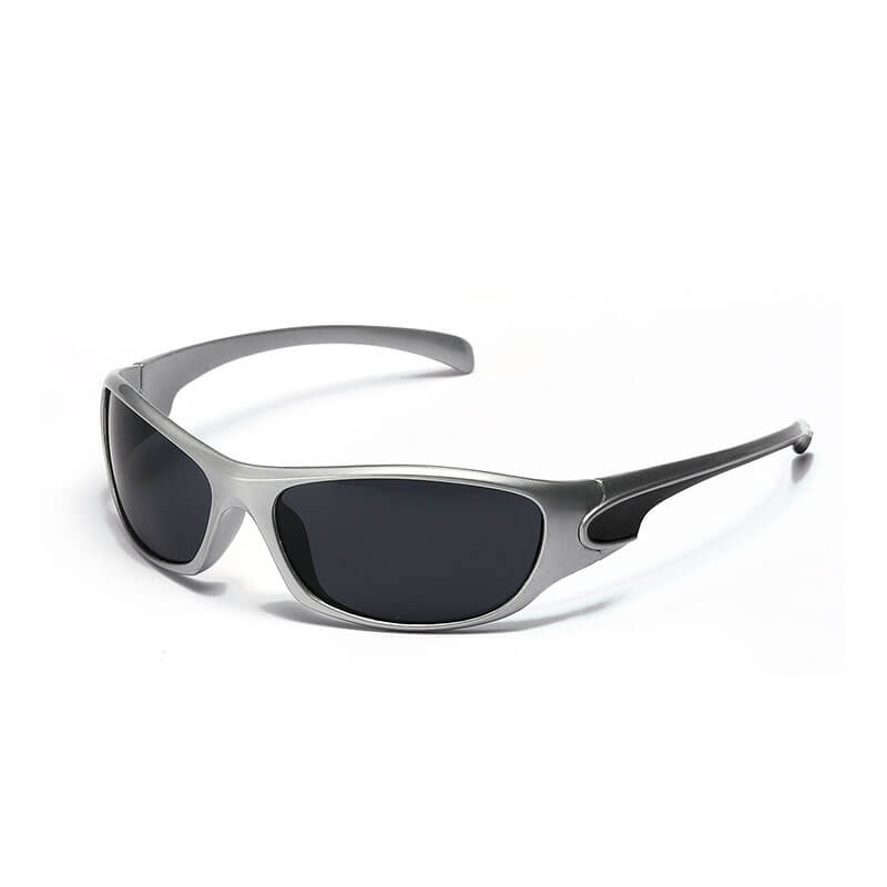 Y2k Millennial Color Uv-proof Square Frame Pc Sunglasses