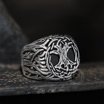 Yggdrasil 316l Stainless Steel Viking Ring